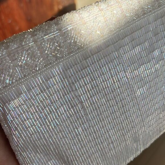 Hang beaded crossbody purse, true vintage 90s era - Picture 9 of 9